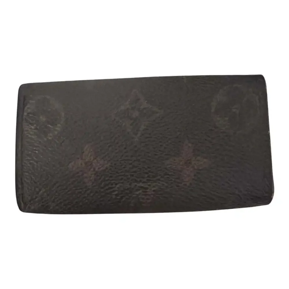 LV Monogram 4-Hook Key Holder with Brown Leather Interior – 2007 France